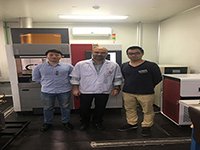 光纤激光切割机安装