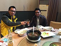 欢迎玻利维亚客户光临我们的工厂