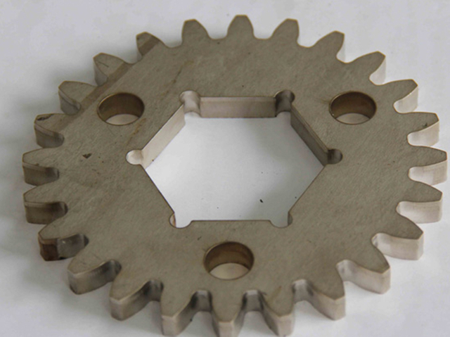  纤维金属激光切割样品