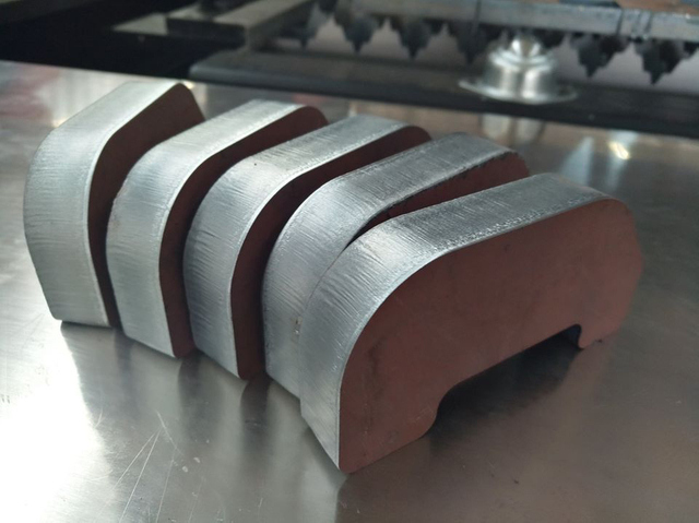  纤维金属激光切割样品