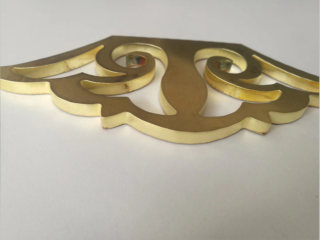  纤维金属激光切割样品